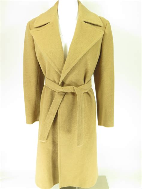 Camel hair has two components: Vintage 70s Camel Overcoat Coat Womens Large 100% ...