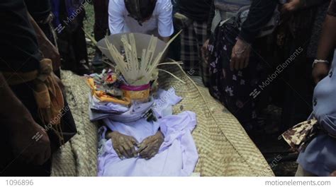 burning dead body balinese funeral stock video footage 1096896