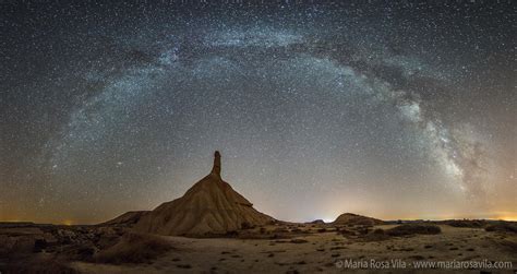 Astronomy Picture Of The Day Milky Way Over Spains Bardenas Reales