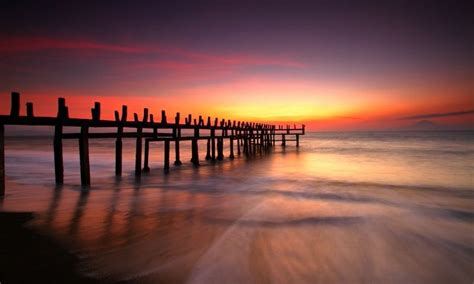 Beautiful Beach Dawn Sky Wallpaper 800x480