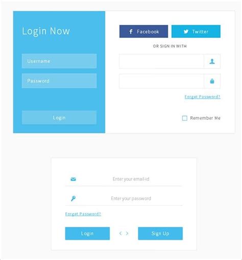 32 Remarkable Html And Css Login Form Templates Download