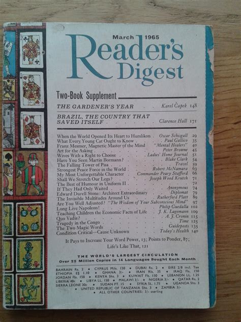 Empowell Readers Digest Part Of My Ancient History