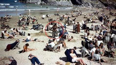 1940s Beach Photo Is Evidence Time Travel Is Real After Man Spotted