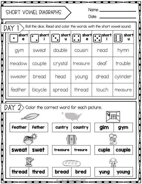 Browse Printable 2nd Grade Phonic Worksheets Education Com Phonics