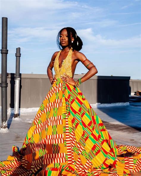 Latest And Riveting Kente Styles African Fashion And Lifestyles African Prom Dresses