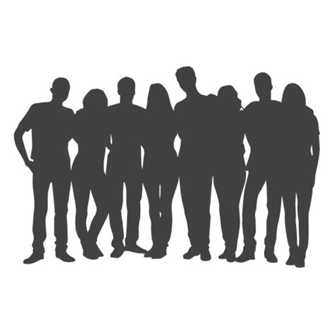 Silhouette Photography Group Of People Png Download 512512 Free