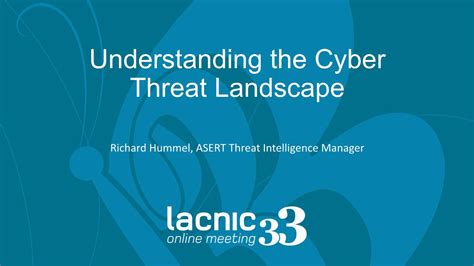 understanding the cyber threat landscape docslib