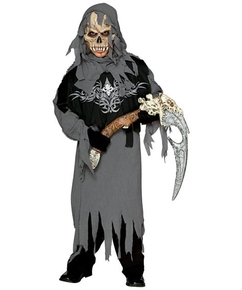 Grim Reaper Kids Scary Halloween Costume Scary Costumes