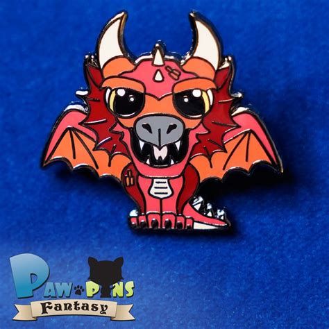 cute dragon enamel pin dragon pin t cute fantasy enamel etsy