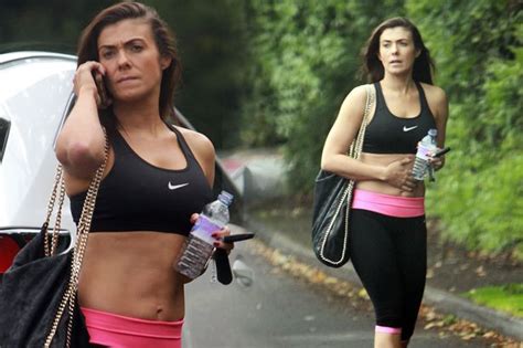 Kym Marsh Flashes Toned Abs As She Shows Off Incredible Body On Her Way