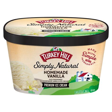 Save On Turkey Hill Simply Natural Premium Ice Cream Homemade Vanilla