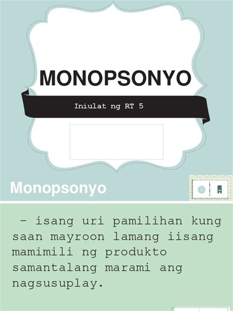 Monopsonyo Pdf