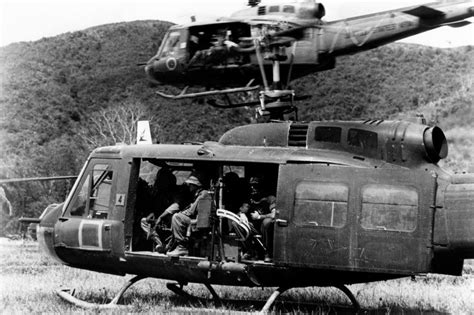 Bell Uh 1 Iroquois Vietnam Marine Corps Known As The Huey Is A