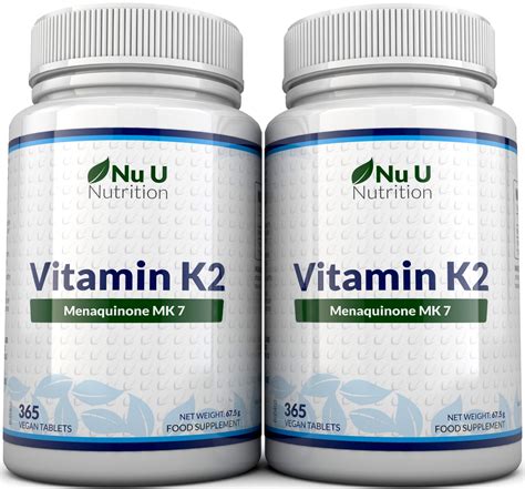 Check spelling or type a new query. Vitamin K2 MK 7 0mcg - 2 Bottles 365 Vegetarian and Vegan ...
