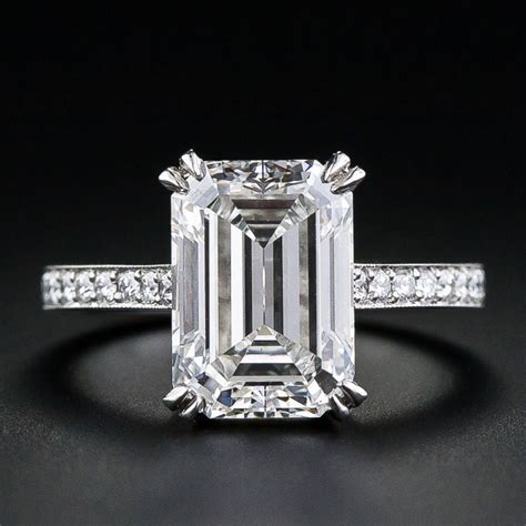 400 Carat Emerald Cut Diamond Engagement Ring At 1stdibs