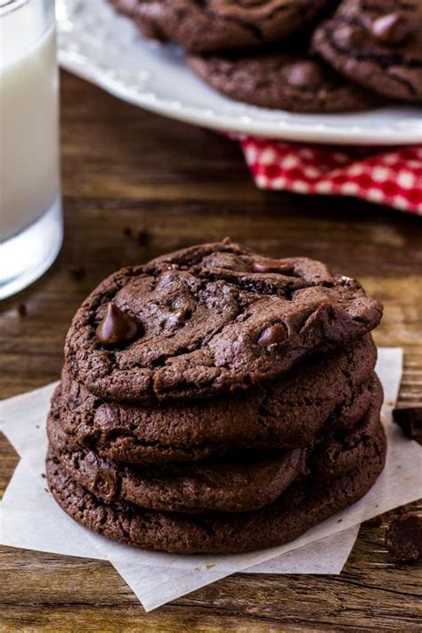 Chocolate Cake Mix Cookies Soft Chewy And Only 4 Ingredients