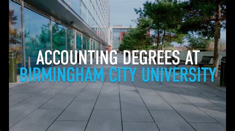 Accounting Degrees At Birmingham City University Youtube