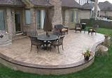 Cement Patio Design Plans Images