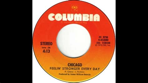 Chicago Feelin Stronger Every Day 1973 Youtube
