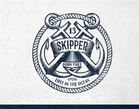 Skipper Anchor Logo Template 65540 Templatemonster