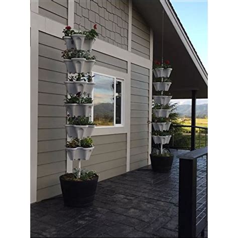 4 Tier Mr Stacky Vertical Planter With Grow Medium Great For