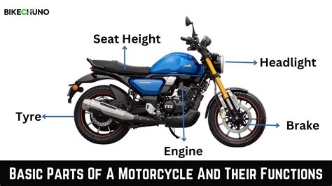 30 Basic Parts Of A Motorcycle And Their Functions Bikechuno