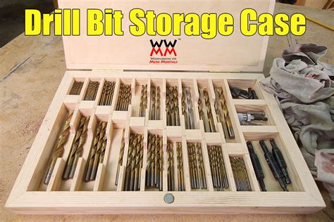 Drill Bit Storage Case Organização De Ferramentas Ferramentas De