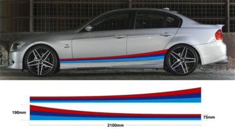 Bmw Side Stripes 21m Car Decal Graphic M Sport E30 E36 E39 E46 E60