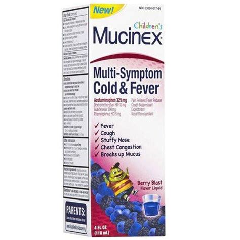 There is so many cold allergy med's and just like to get something that other mom's have used and have worked? Childrens Mucinex Multi Symptom Cold & Fever Medicine ...