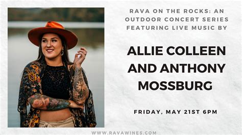 Rava On The Rocks Live Music By Allie Colleen And Anthony Mossburg