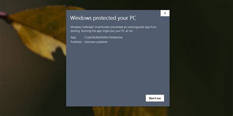 How To Fix No Run Anyway Option On Smartscreen On Windows 10