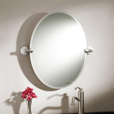 35 Incredible Polished Nickel Bathroom Mirror Home Decoration And