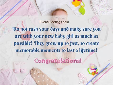 New Baby Girl Wishes Quotes And Congratulation Messages