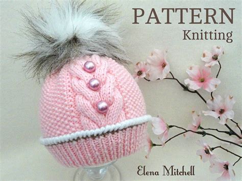 Knitting Pattern Baby Hat Patterns Baby Beanie Baby Boy Baby Girl Hat