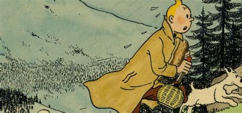 Rare Tintin Cartoon Watercolour Sold For Over €600000 At Paris Auction