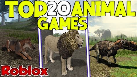 Top 20 Roblox Animal Games Youtube