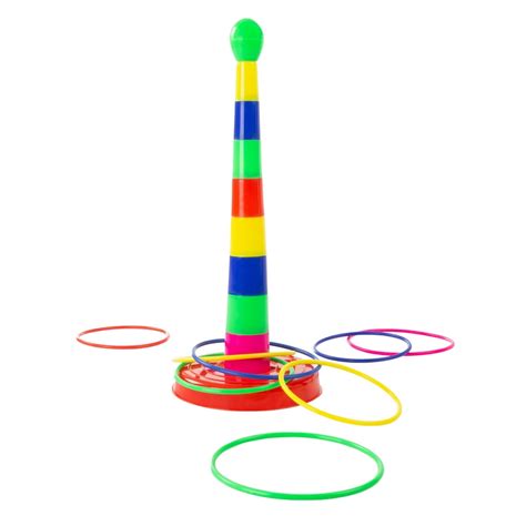 Stacking Skill And Coordination Ring Toss Game By Hey Play Walmart