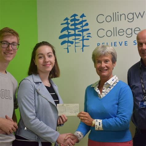 Collingwood College Acknowledgement From Christophers Smile