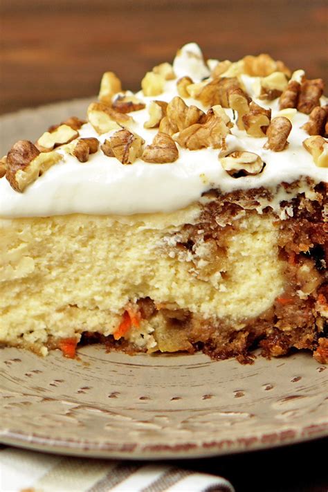 Copycat Cheesecake Factory Carrot Cake Cheesecake Kitchme