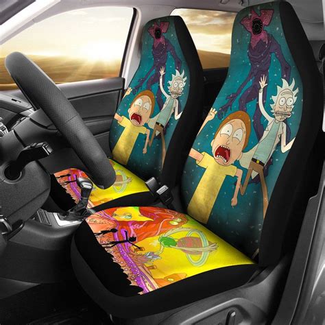 Scared Rick And Morty Car Seat Covers LT04 | Carseat cover, Car seats