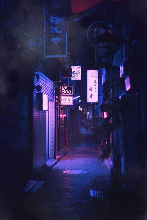 Neon Tokyo Streets Tokyo Street Night Hd Phone Wallpaper Pxfuel