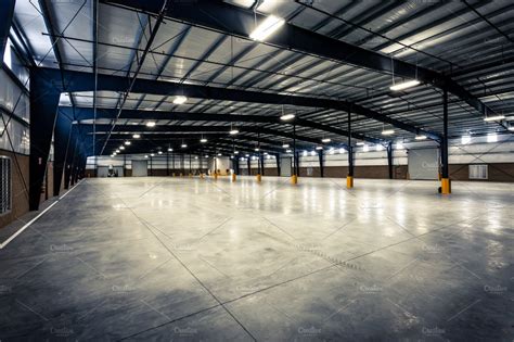 Large Empty Warehouse ~ Industrial Photos ~ Creative Market
