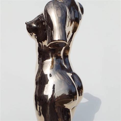 Original Bronze Sculpture Female Torso By Paul Ray