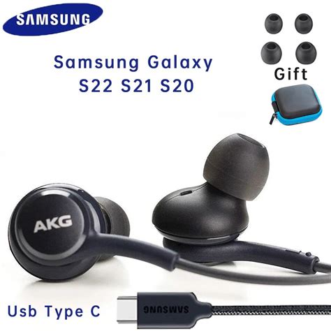 Original Samsung Akg Fones De Ouvido Tipo C Com Fio In Ear Usb C Fone