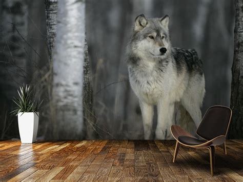 44 Best Wolf Wall Murals Images On Pinterest Murals Wall Murals And