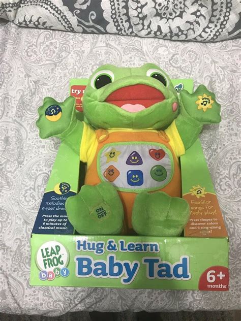 Leapfrog Hug And Learn Baby Tad Plush Singing And Music Children