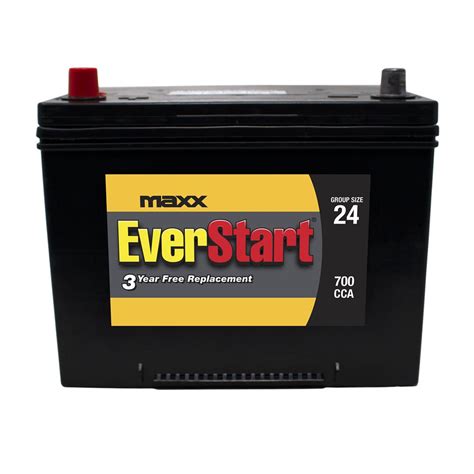 Everstart Maxx Lead Acid Automotive Battery Group Size 24 12 Volt700