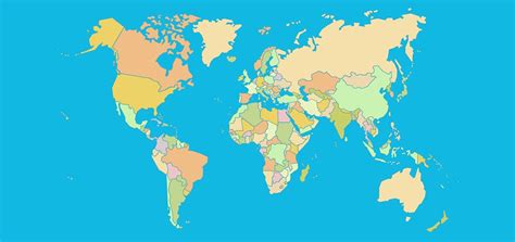 Map Of The World Quiz Map Of World