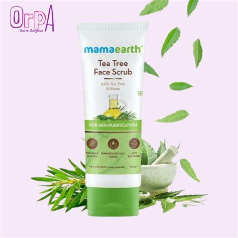 Mamaearth Tea Tree Face Scrub G Orpa