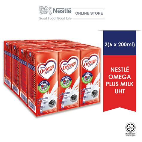 Preparation • mix 150ml of hot water with 3 tablespoons of nestlé omega plus. NESTLE OMEGA PLUS 6 Packs 200ml x2 (end 10/23/2022 12:00 AM)